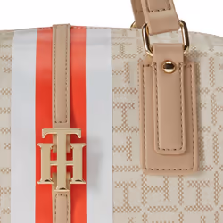 Tommy Hilfiger Jaden Satchel Crossbody Bag  Ivory/CLAYED Pebble