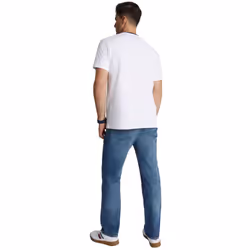 Tommy Hilfiger Men's Regular Fit Flag Embroidered Crew Neck T-Shirt  W