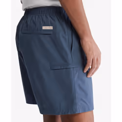 Calvin Klein Men's Poplin Short  Blue Edge
