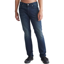 Calvin Klein Men's Slim Fit Jeans  Boston Blue Black  32W x 30L