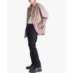 Calvin Klein Men's Straight Fit Jeans  Forever Black  32W x 30L