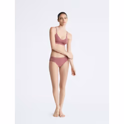Calvin Klein Women's Bonded Flex Lightly Lined Bralette  Crushed Berry