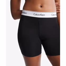 Calvin Klein Womens Modern Cotton Boxer Brief  Black XSmall