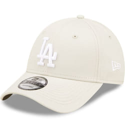 New Era Los Angeles Dodgers League Essentials 9FORTY Adjustable Cap Hat - Beige