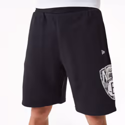 New Era Brooklyn Nets Team Logo Oversized Joggers Sweatshorts Bottom - Black - XL, Black