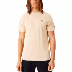 New Era Mens Essentials Short Sleeve Crew Neck Casual T-Shirt Top Tee - Beige - 2XL, Beige