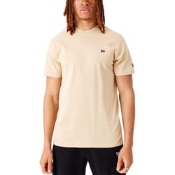 New Era Mens Essentials Short Sleeve Crew Neck Casual T-Shirt Top Tee - Beige - 2XL, Beige