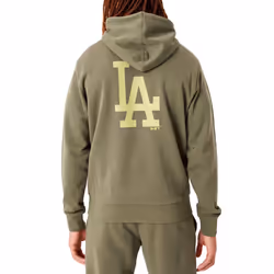 New Era Los Angeles Dodgers League Essentials Pullover Hoody Hoodie - Green - M, Green