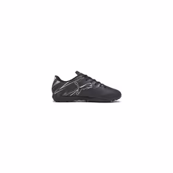 PUMA Attacanto Turf Training Soccer Cleats Sneaker  Black-Silver Mist