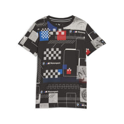 PUMA Kid's BMW M Motorsport Graphic T-Shirt  Black  Large