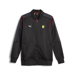 PUMA Men's Standard Scuderia Ferrari Race MT7 Track Jacket  Black  Small
