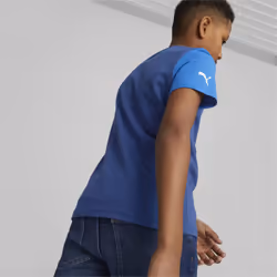 PUMA BMW M Motorsports Kids Essentials Logo Tee  PRO Blue-M Color  5