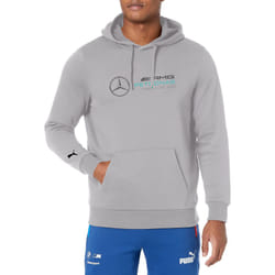 PUMA Men's AMG-Petronas Formula 1 Essentials Fleece Hoodie  Mercedes Team Silver  XX-Large
