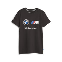 PUMA BMW M Motorsports Kids Essentials Logo Tee  Black FH23  Large