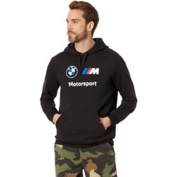 PUMA Mens BMW M Motorsport Essentials Fleece Hoodie  Black  XXLarge