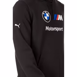 PUMA Mens BMW M Motorsport Essentials Fleece Hoodie  Black  XXLarge