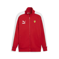 PUMA Mens Scuderia Ferrari Race Mt7 Track Jacket  Rosso Corsa-ss24  X-Large US