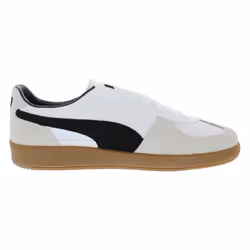 PUMA Palermo Unisex Sneakers  White-Vapor Gray-Gum  11 US Women/9.5 US Men