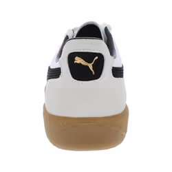 PUMA Palermo Unisex Sneakers  White-Vapor Gray-Gum  11 US Women/9.5 US Men