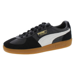 PUMA Palermo Leather Puma Black/Feather Gray/Gum 9.5 D (M)