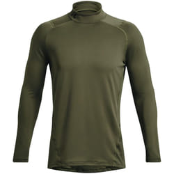 Under Armour Men's ColdGear Armour Fitted Mock  390 Marine OD Green / / Black  3X-Large Tall
