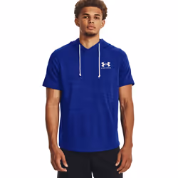 Under Armour mens Rival Terry Short-Sleeve Hoodie  (401) Royal / / Ony