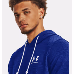 Under Armour mens Rival Terry Short-Sleeve Hoodie  (401) Royal / / Ony