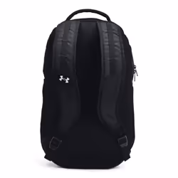 Under Armour Unisex-Adult Hustle 6.0 Backpack  (002) Black/Black/White  One Size Fits Most
