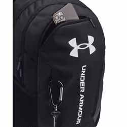 Under Armour Unisex-Adult Hustle 6.0 Backpack  (002) Black/Black/White  One Size Fits Most