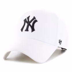 47 Brand MLB New York Yankees Cap B-MVPSP17WBP-WHM  Mens  White/Black