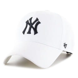 47 Brand MLB New York Yankees Cap B-MVPSP17WBP-WHM  Mens  White/Black