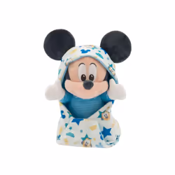 Disney Store Official Babies Collection: Mickey Mouse Plush in Swaddle with Detailed Plush Features - Official Soft Toy - Stu ...