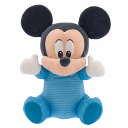 Disney Store Official Babies Collection: Mickey Mouse Plush in Swaddle with Detailed Plush Features - Official Soft Toy - Stuffed Animals for Babies -