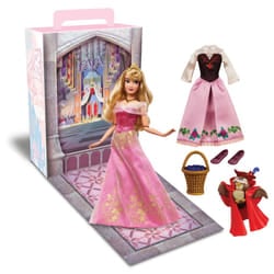 Disney Store Official Aurora Story Doll  Sleeping Beauty  11 Inches  Fully Posable Toy in Glittering Outfit - Suitable for Ages 3+ Toy Figure  Gifts f