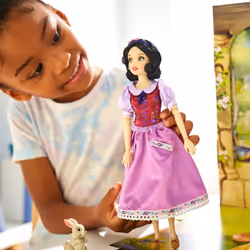 Disney Store Official Snow White Story Doll  Snow White and The Seven Dwarfs  11 Inches  Fully Posable Toy in Glittering Outfit - Suitable for Ages 3+