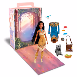 Disney Store Official Pocohontas Story Doll  Pocohontas  11 inches  Fully Posable Toy in Glittering Outfit - Suitable for Age ...