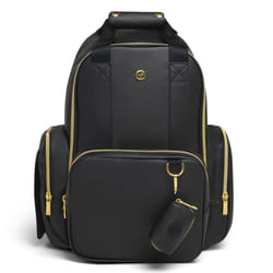 Huggies Sunshine Pack Diaper Backpack  Black Leather  One Size