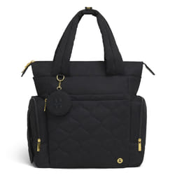 Huggies Cozy Hugpack Tote Diaper Bag  Black Quilted