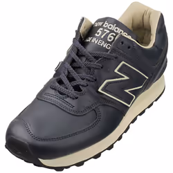 New Balance 576 Made In England Mens Casual Trainers in Navy - 7