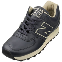 New Balance 576 Made In England Mens Casual Trainers in Navy - 7