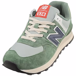 New Balance 574 Mens Fashion Trainers in Green - 8