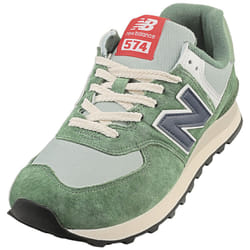 New Balance 574 Mens Fashion Trainers in Green - 8