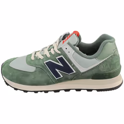 New Balance 574 Mens Fashion Trainers in Green - 8