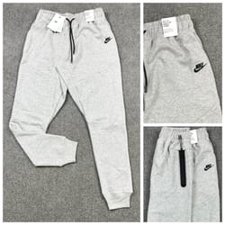 Nike Mens Jogger Fleece Cotton Sports Track Pant - GREY, MEDIUM