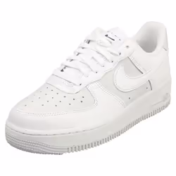 Nike Air Force 1 07 Lx Womens Fashion Trainers in White Grey - 4