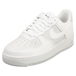 Nike Air Force 1 07 Lx Womens Fashion Trainers in White Grey - 4