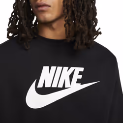 NIKE DQ4912 Mens Sweatshirt Sportswear Pullover Jumper - Black, L