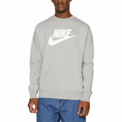 NIKE DQ4912 Mens Sweatshirt Sportswear Pullover Jumper - Grey, M
