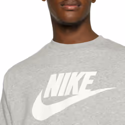 NIKE DQ4912 Mens Sweatshirt Sportswear Pullover Jumper - Grey, M