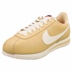 Nike Cortez Womens Fashion Trainers in Sesame White - 4